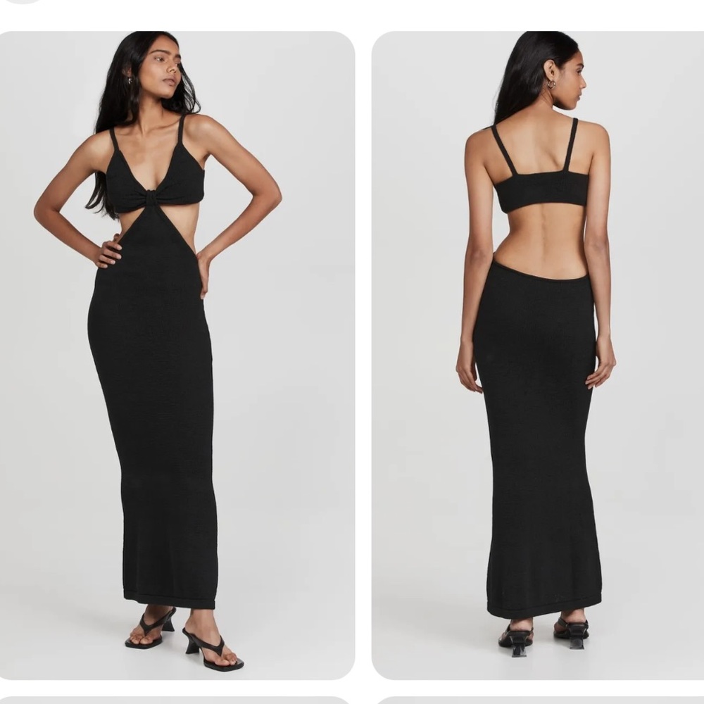 Cult Gaia Serita Maxi Dress Black